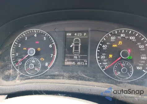 2013 Volkswagen Passat 2.5L Se z USA, uszkodzony, nr VIN 1VWBH7A37DC007452